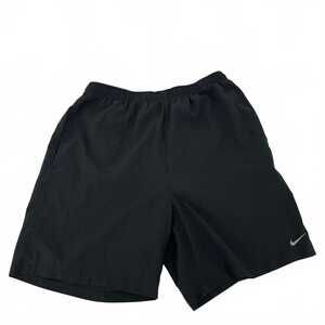 Nike Black Athletic Shorts | Men’s M Spandex-Polyester, Drawstring, Pockets